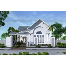 Thiết kế thi công nhà cấp 4 hiện đại - Chú Thuyết, Hưng Yên